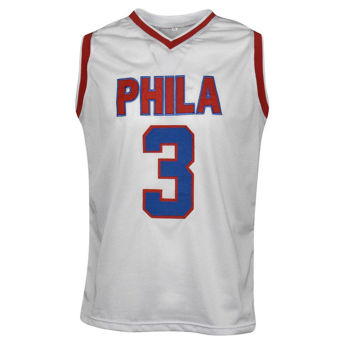 Allen Iverson Signed Philadelphia Pro White Basketball Jersey (JSA) - RSA