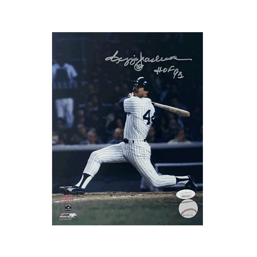 Reggie Jackson "HOF-93"Autographed Yankees 8 x 10 Photo (JSA)! - RSA