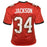 Dexter Jackson Signed SB MVP Inscription Tampa Bay Pro Red Football Jersey (JSA) - RSA