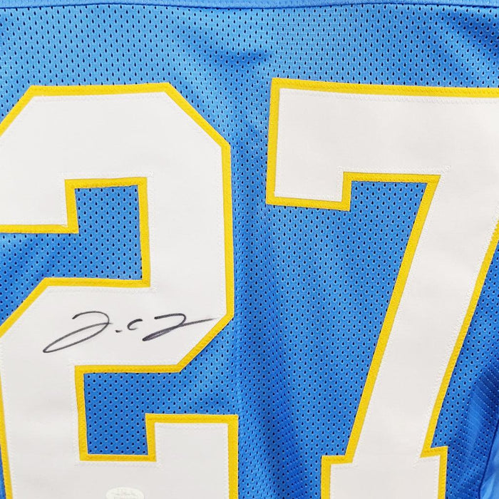 JC Jackson Signed Los Angeles Light Blue Football Jersey (JSA) - RSA
