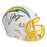 JC jackson Signed Los angeles Chargers Speed Mini Replica Football Helmet (JSA) - RSA