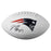 JC Jackson Signed New England Patriots Official Logo Football (JSA) - RSA