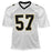 Rickey Jackson Signed HOF 2010 Inscription New Orleans White Football Jersey (JSA) - RSA