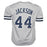 Reggie Jackson Signed HOF 93 Inscription New York Grey Baseball Jersey (JSA) - RSA