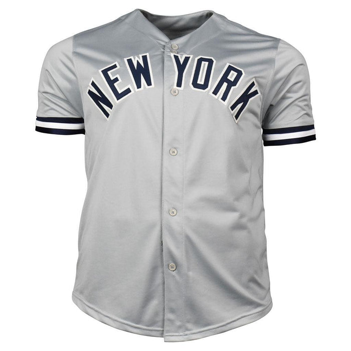 Reggie Jackson Signed New York Grey Baseball Jersey (JSA) - RSA