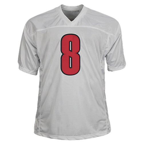 Lamar Jackson Autographed College Style Football Jersey White (JSA) - RSA