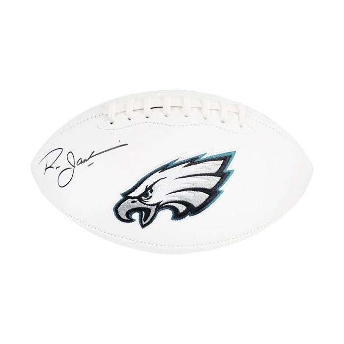 Ron Jaworski Signed Philadelphia Eagles Official NFL Team Logo White Football (Beckett) - RSA
