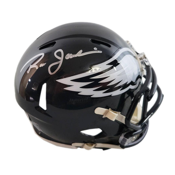 Ron Jaworski Signed Philadelphia Eagles Alternate Speed Mini Replica Football Helmet (Beckett) - RSA