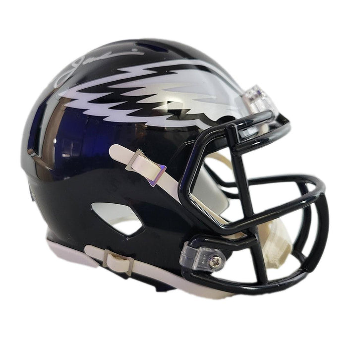 Ron Jaworski Signed Philadelphia Eagles Alternate Speed Mini Replica Football Helmet (Beckett) - RSA