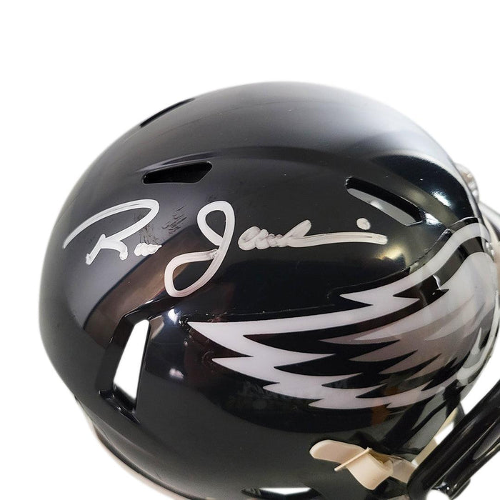 Ron Jaworski Signed Philadelphia Eagles Alternate Speed Mini Replica Football Helmet (Beckett) - RSA