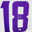Justin Jefferson Signed Minnesota White Football Jersey (Beckett) - RSA