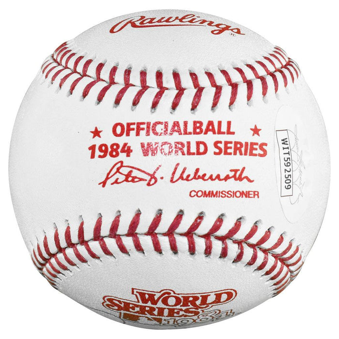 Howard Johnson Signed 84 WS Champ Inscription Rawlings Official MLB 1984 World Series Baseball (JSA) - RSA