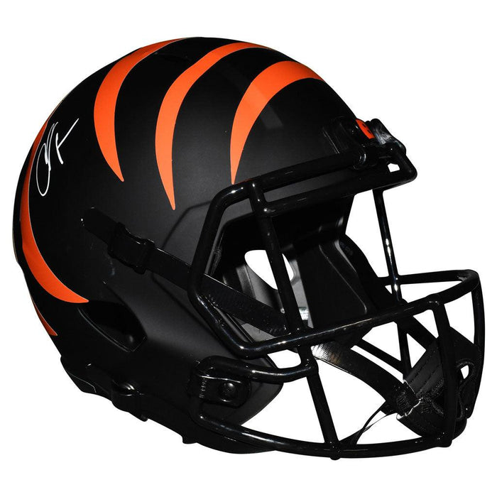Chad Johnson Signed Cincinnati Bengals Full-Size  Black Eclipse Football Helmet (JSA) - RSA