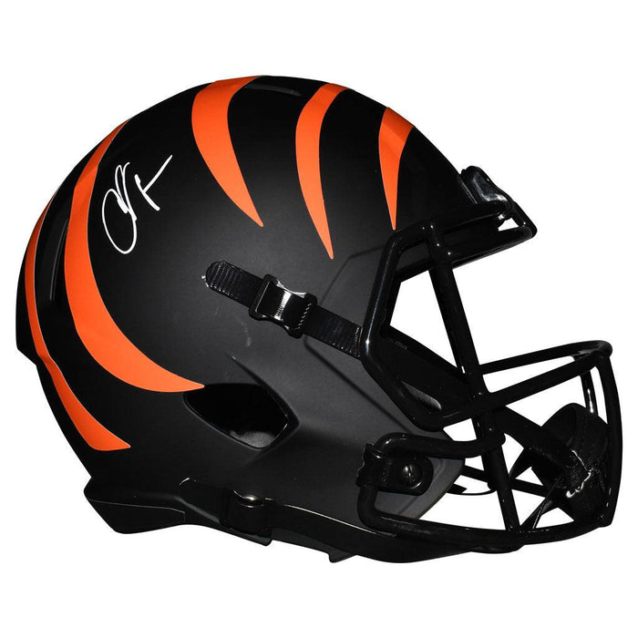 Chad Johnson Signed Cincinnati Bengals Full-Size  Black Eclipse Football Helmet (JSA) - RSA