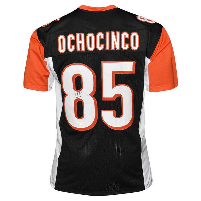 Chad Johnson Signed Cincinnati Pro Black Ochocinco Football Jersey (JSA) - RSA