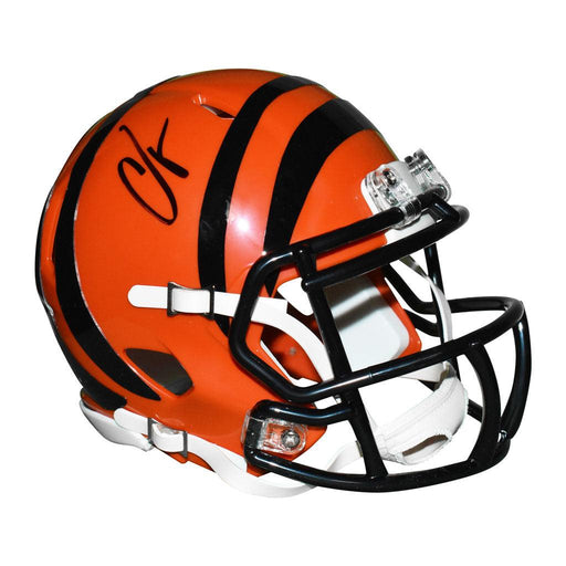 Chad Johnson Signed Cincinnati Bengals Speed Mini Football Helmet (Beckett) - RSA
