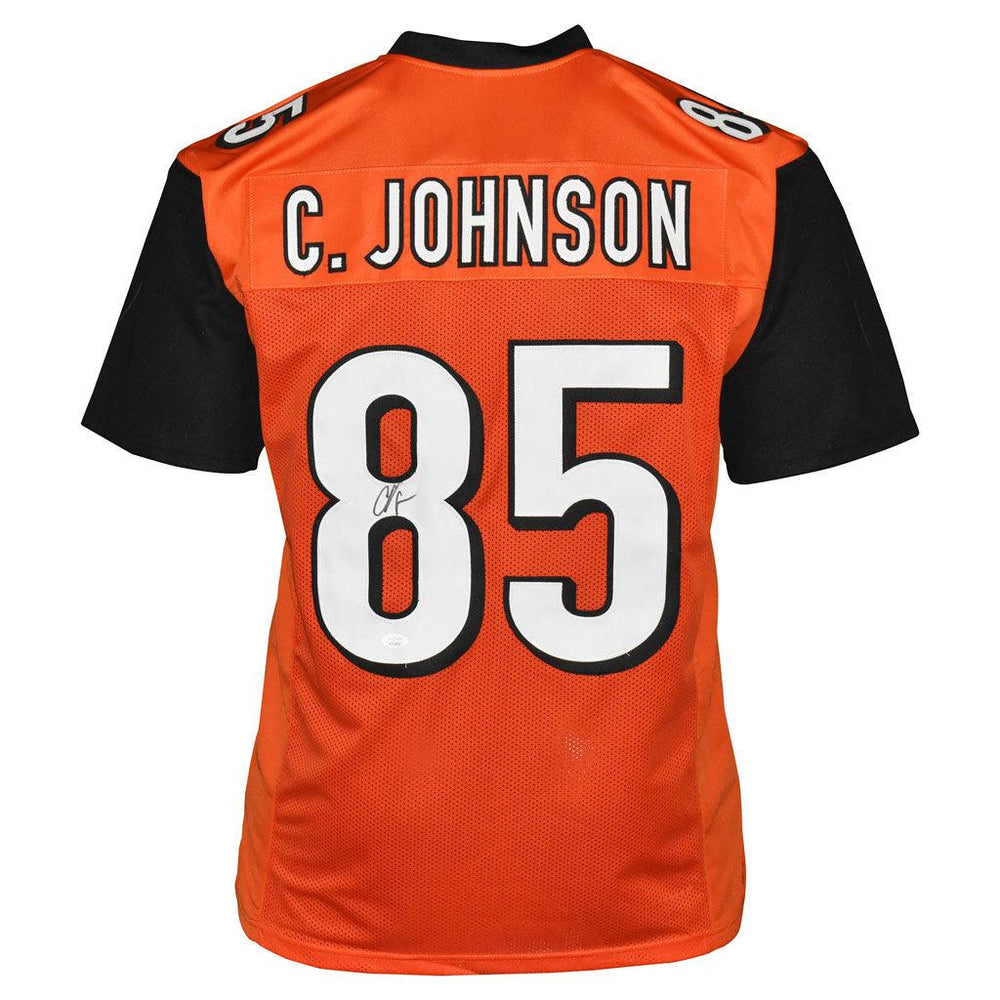 Chad Johnson Signed Cincinnati Pro Orange Football Jersey (JSA) - RSA