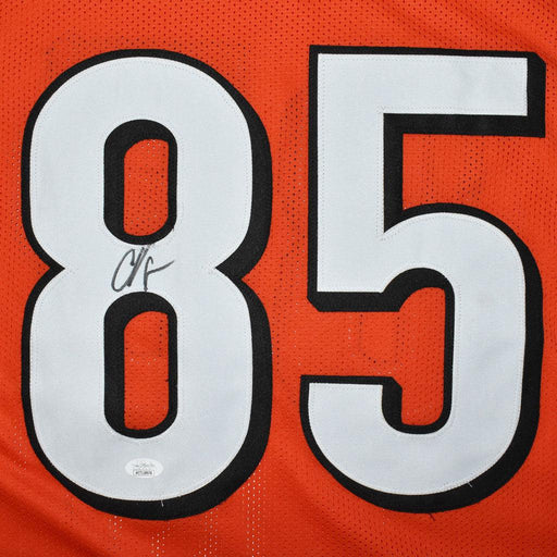 Chad Johnson Signed Cincinnati Pro Orange Football Jersey (JSA) - RSA