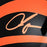 Chad Johnson Signed Orange Ink Cincinnati Bengals Eclipse Speed Mini Replica Football Helmet (JSA) - RSA
