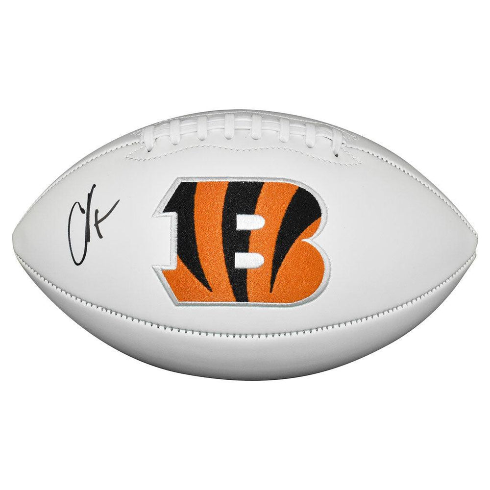 Chad Johnson Signed Cincinnati Bengals Official NFL Team Logo Football (Beckett) - RSA