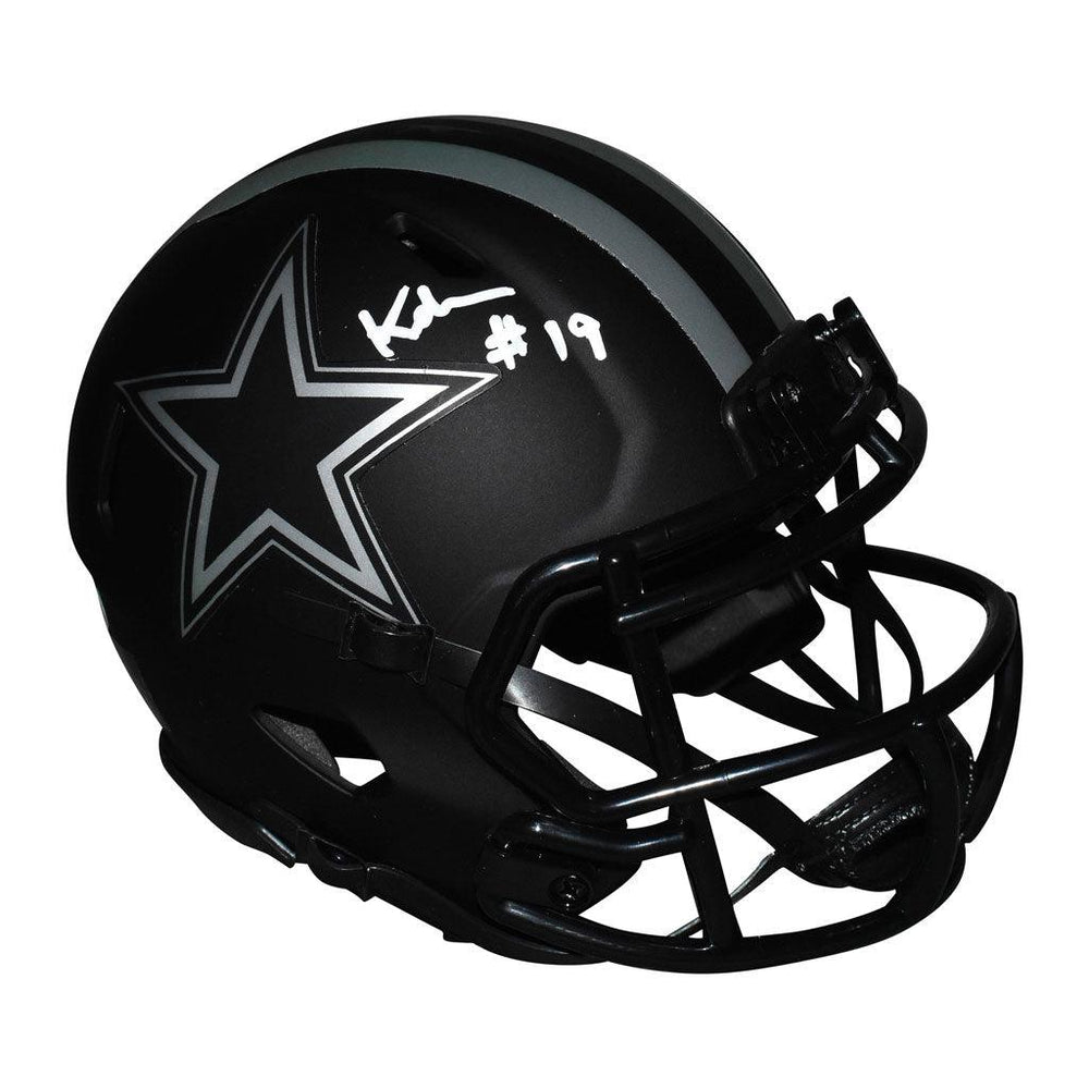 Keyshawn Johnson Signed Dallas Cowboys Eclipse Speed Mini Replica Football Helmet (Beckett) - RSA
