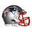 Chad Johnson Signed New England Patriots Speed Mini Football Helmet (Beckett) - RSA
