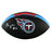 Chris Johnson Signed Tennessee Titans Official NFL Team Logo Black Football (JSA) - RSA