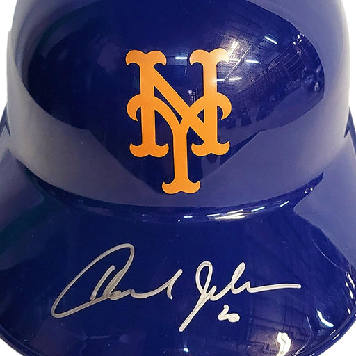 Howard Johnson Signed New York Mets Souvenir MLB Baseball Batting Helmet (JSA) - RSA