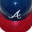 Andruw Jones Signed Atlanta Braves Souvenir Helmet (JSA) - RSA