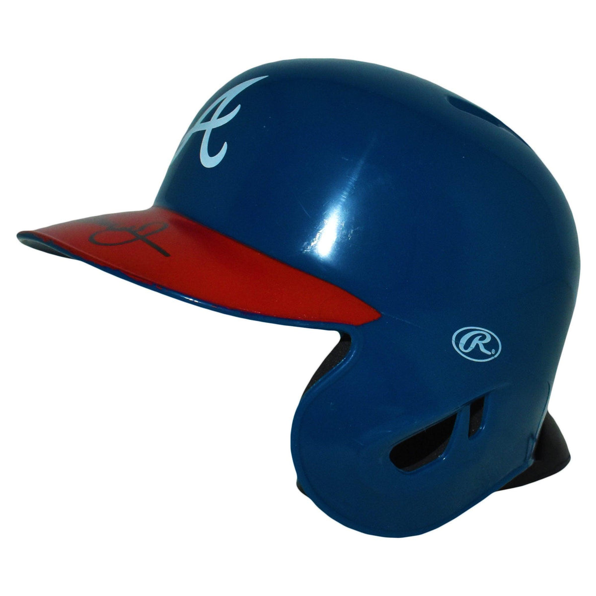Andruw Jones Signed Atlanta Braves Mini Replica Batting Helmet (JSA) — RSA