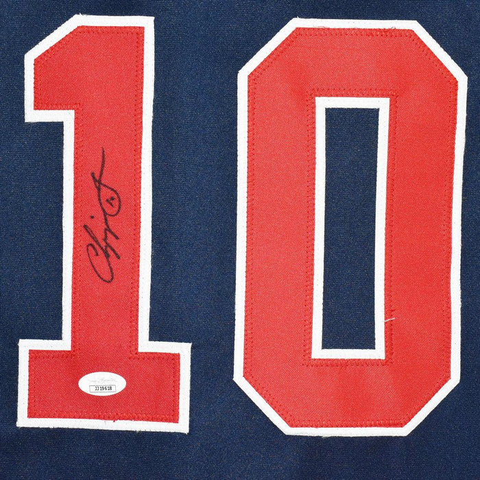 Chipper Jones Signed Atlanta Blue Baseball Jersey (JSA) - RSA