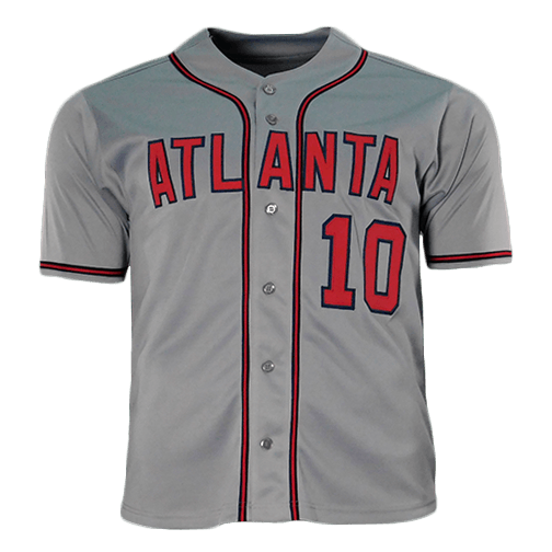 Atlanta Braves Chipper Jones Signed Pro Style Grey Jersey JSA Authenticated
