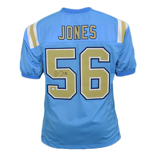 Datone Jones Bruins Autographed Football Jersey Blue(JSA) - RSA