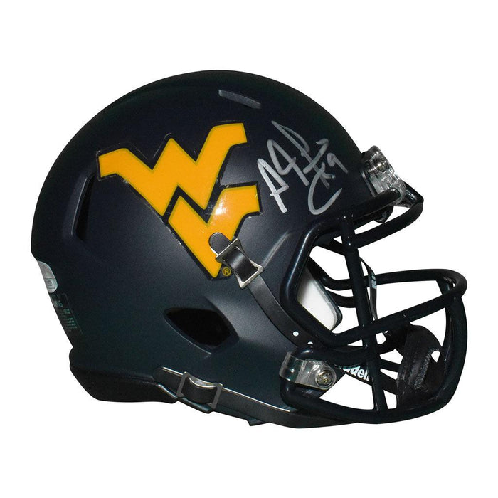 Adam Pacman Jones Signed West Virginia Mountaineers Speed Mini Replica Football Helmet (JSA) - RSA