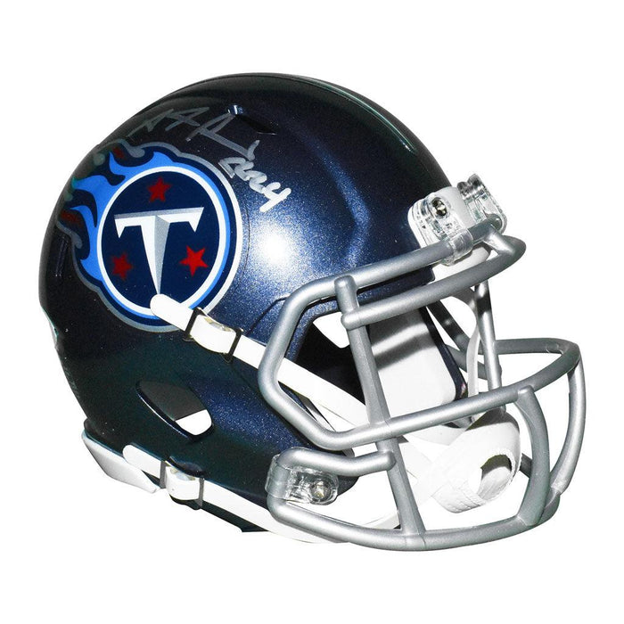 Adam Pacman Jones Signed Tennessee Titans Speed Mini Replica Football Helmet (JSA) - RSA