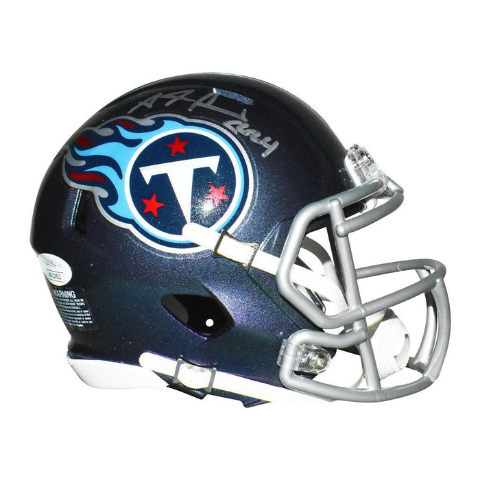 Adam Pacman Jones Signed Tennessee Titans Speed Mini Replica Football Helmet (JSA) - RSA