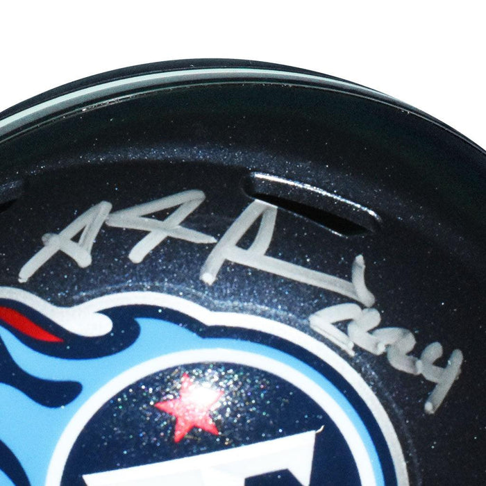 Adam Pacman Jones Signed Tennessee Titans Speed Mini Replica Football Helmet (JSA) - RSA