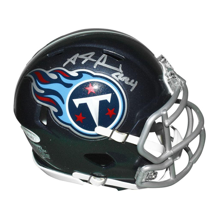 Adam Pacman Jones Signed Tennessee Titans Speed Mini Replica Football Helmet (JSA) - RSA