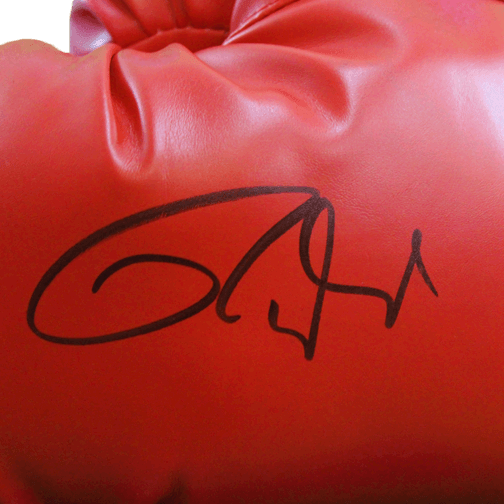 Roy Jones Jr Autographed Boxing Glove Red (JSA) - RSA
