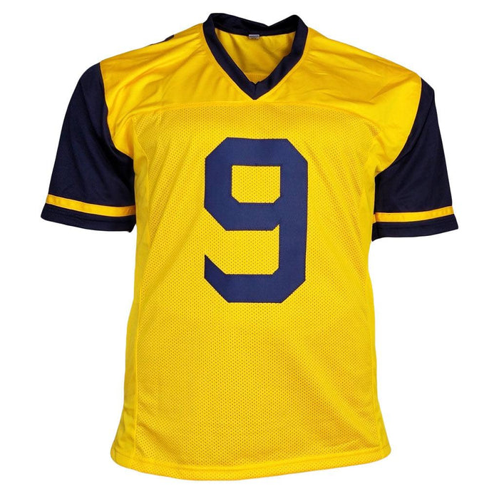 Adam Pacman Jones Signed West Virginia College Yellow Football Jersey (JSA) - RSA