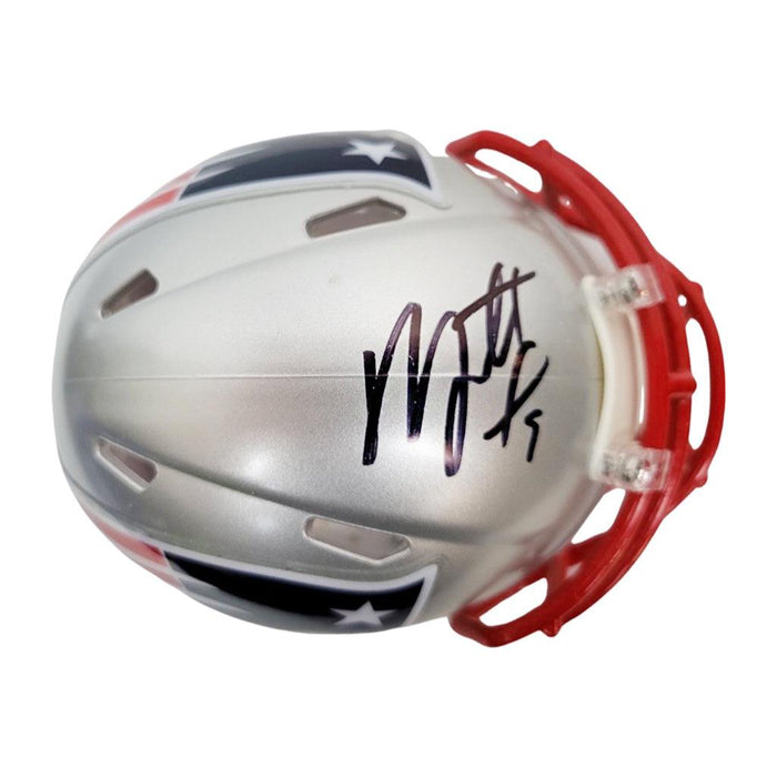 Matthew Judon Signed New England Patriots Speed Mini Football Helmet (JSA) - RSA
