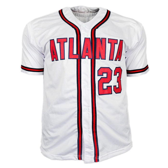 David Justice Signed Atlanta White Baseball Jersey (JSA) — RSA