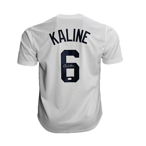Al Kaline Detroit Autographed Pro Style Baseball Jersey White JSA - RSA
