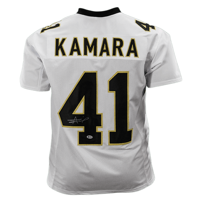 Alvin Kamara Signed White Pro-Edition Jersey (Beckett) - RSA