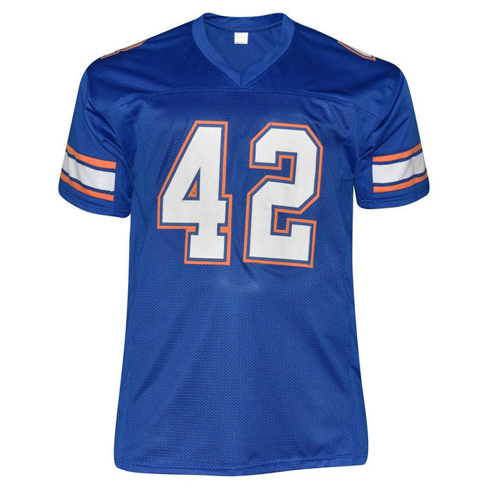 Jevon Kearse Signed Florida College Blue Football Jersey (JSA) - RSA