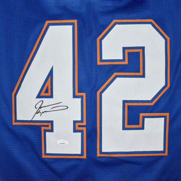 Jevon Kearse Signed Florida College Blue Football Jersey (JSA) - RSA