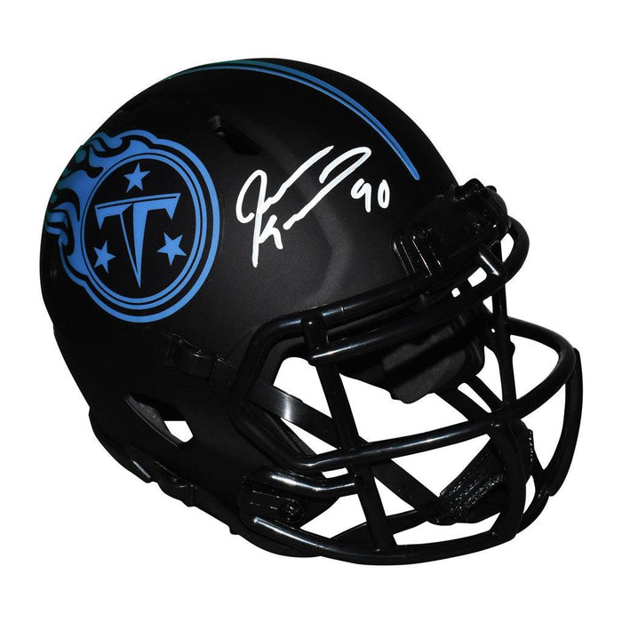 Jevon Kearse Signed Tennessee Titans Eclipse Speed Mini Replica Football Helmet (JSA) - RSA