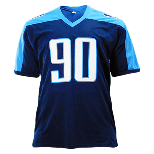 Jevon Kearse Signed Dark Blue Pro-Edition Jersey (JSA) - RSA