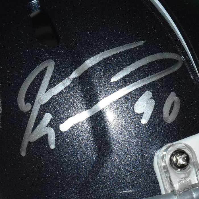 Jevon Kearse Signed Tennessee Titans Speed Mini Replica Blue Football Helmet (JSA) - RSA
