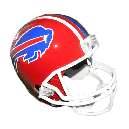 Jim Kelly Signed Buffalo Bills Full-Size Replica Football Helmet (JSA) - RSA